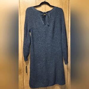 LOFT Women's small Gray Knit Dress